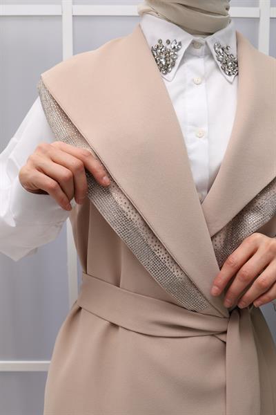 Yelekli Pantolonlu Takım Taş OTW8498