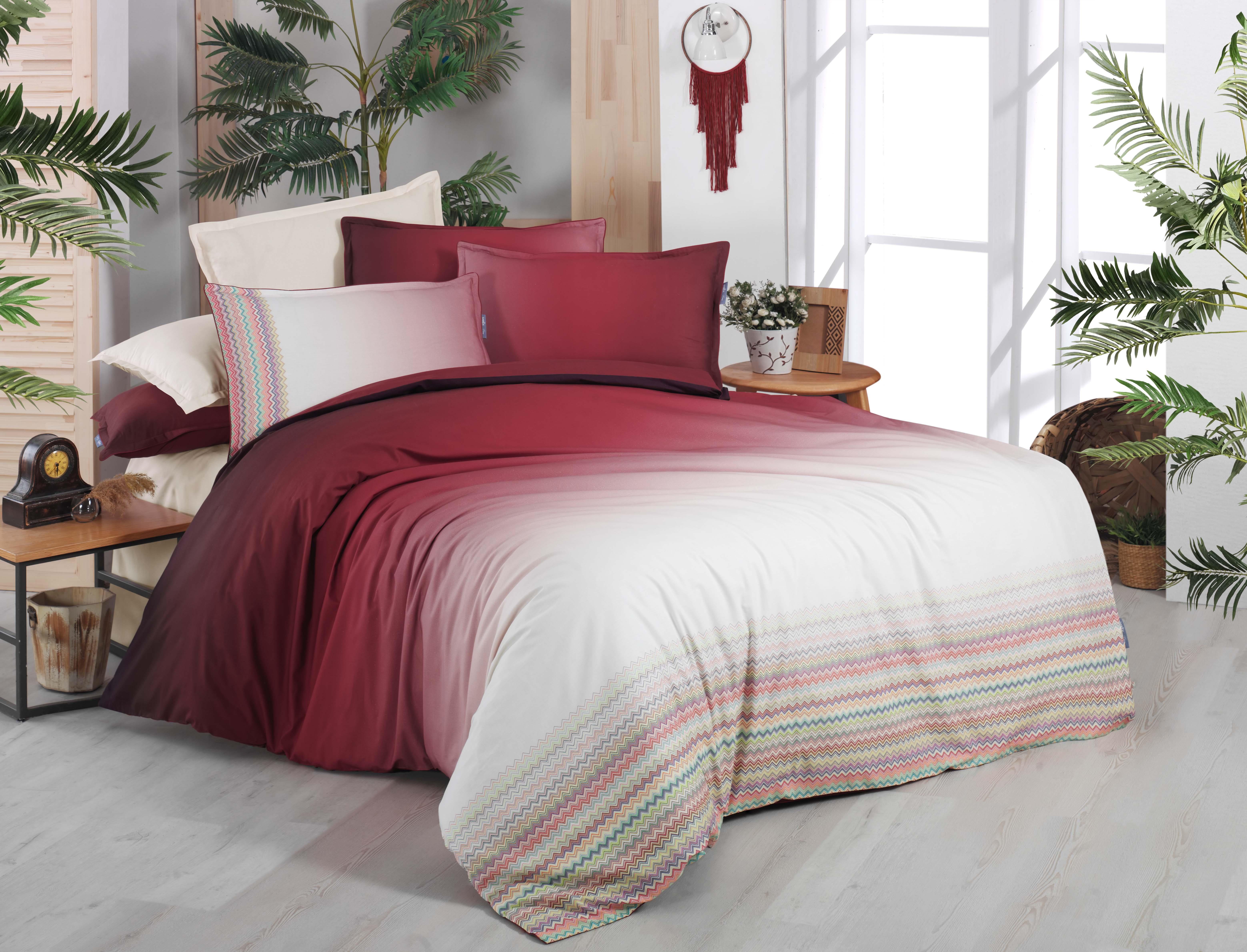 Lindi Fancy Poplin Nevresim Takımı Çift Kişilik