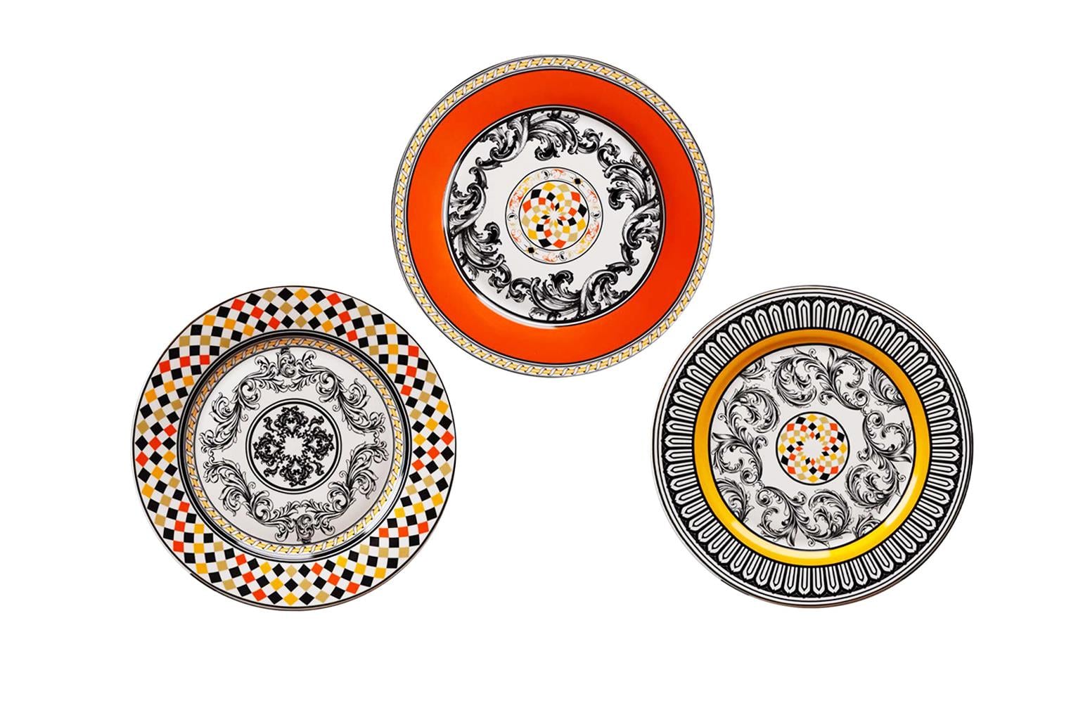 Luckyart 6'lı Porselen Servis Tabağı