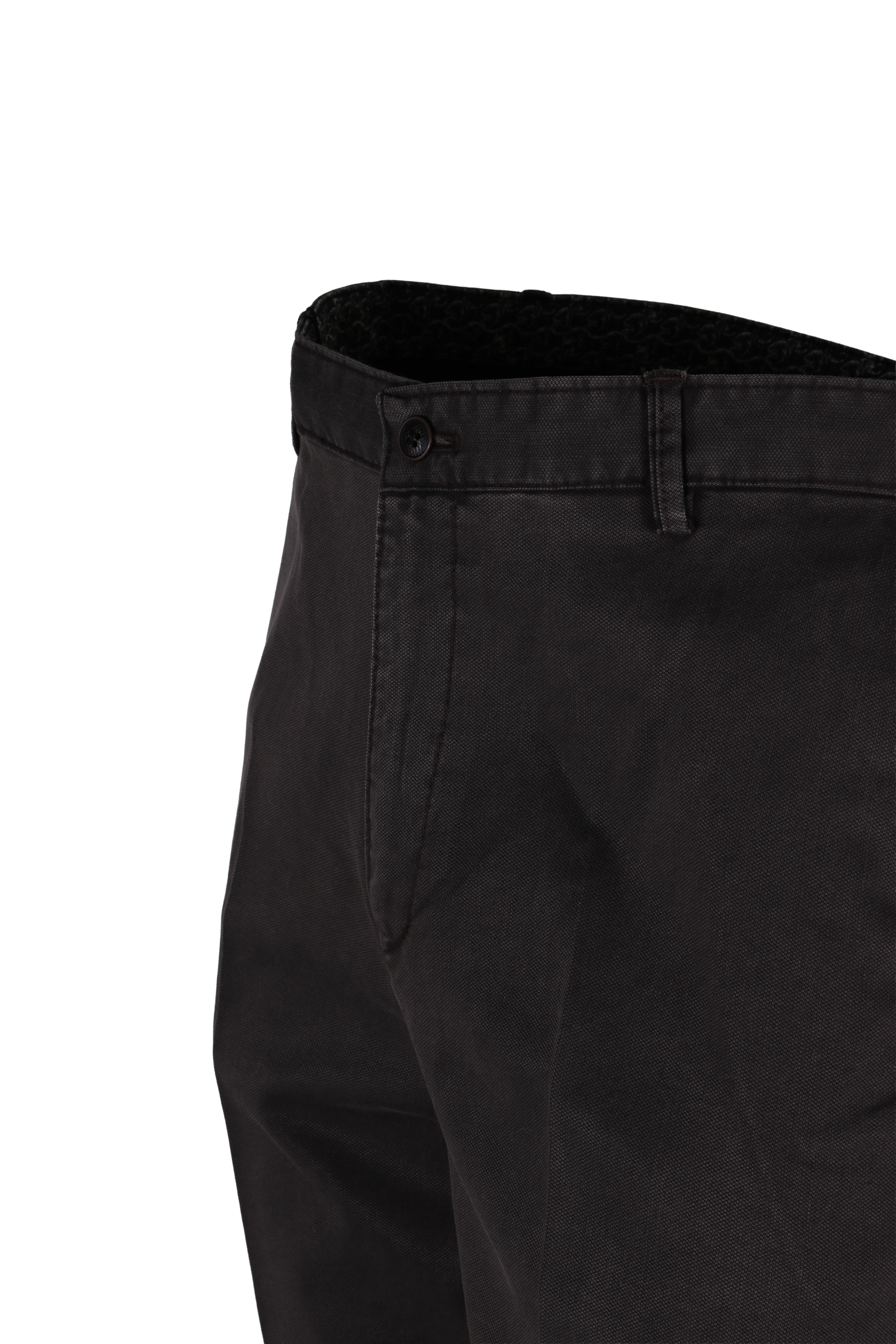 Erkek Terleme Yapmaz Regular Fit Keten Pantolon 0550-KAHVE