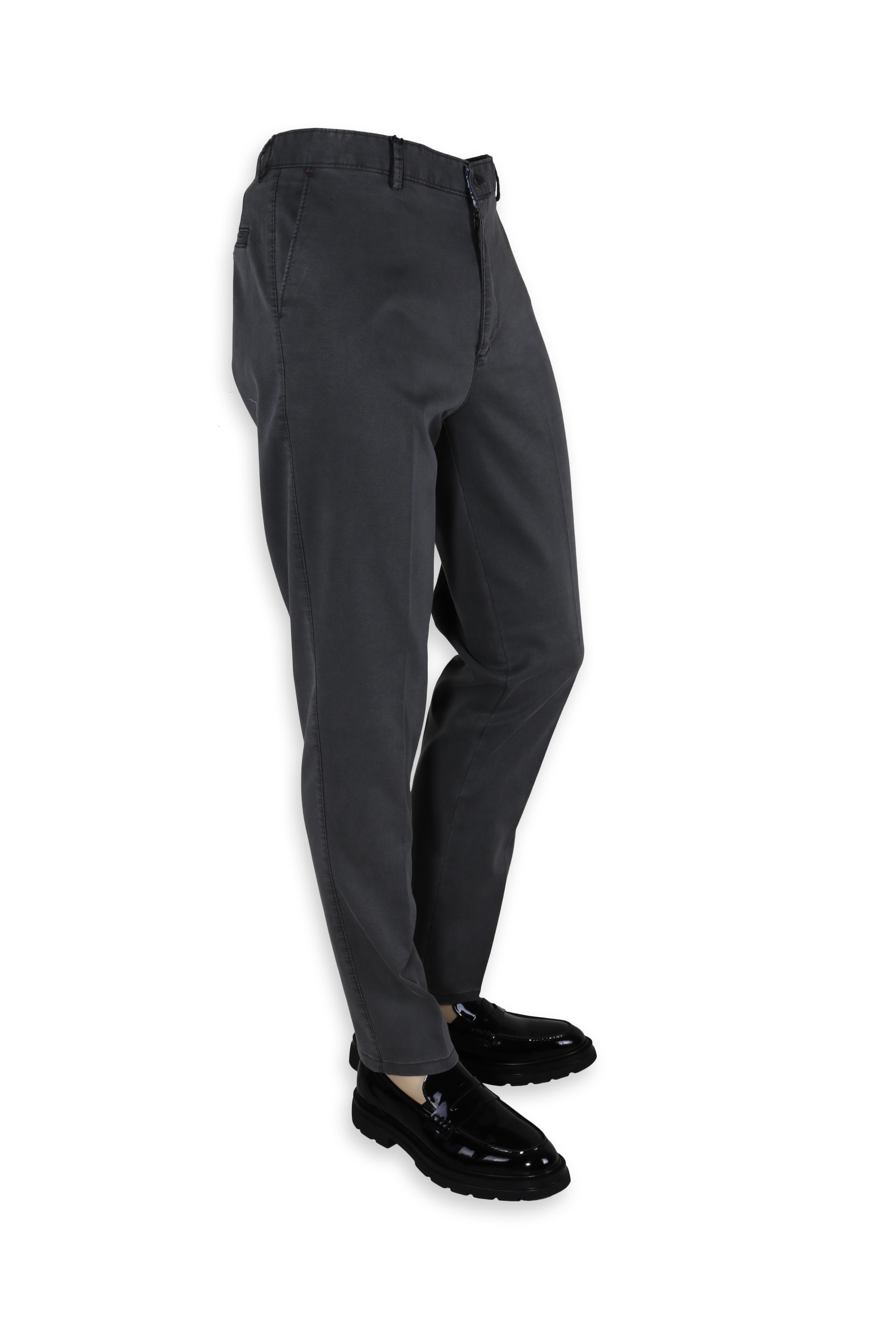 Erkek Terleme Yapmaz Regular Fit Keten Pantolon 0550-GRİ