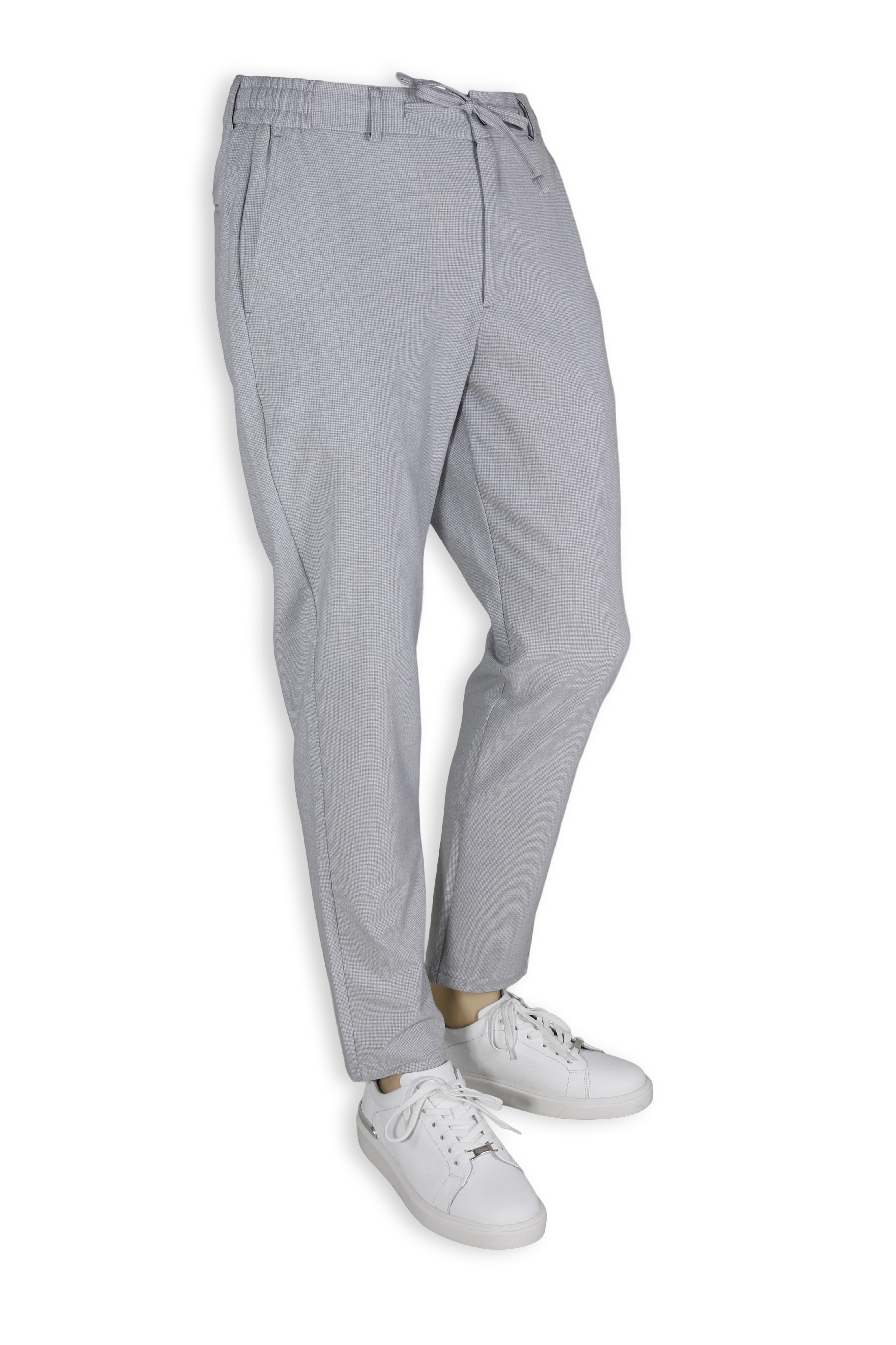 Erkek Terleme Yapmaz Beli Lastikli Bağcıklı Jogger Pantolon 2832-GRİ