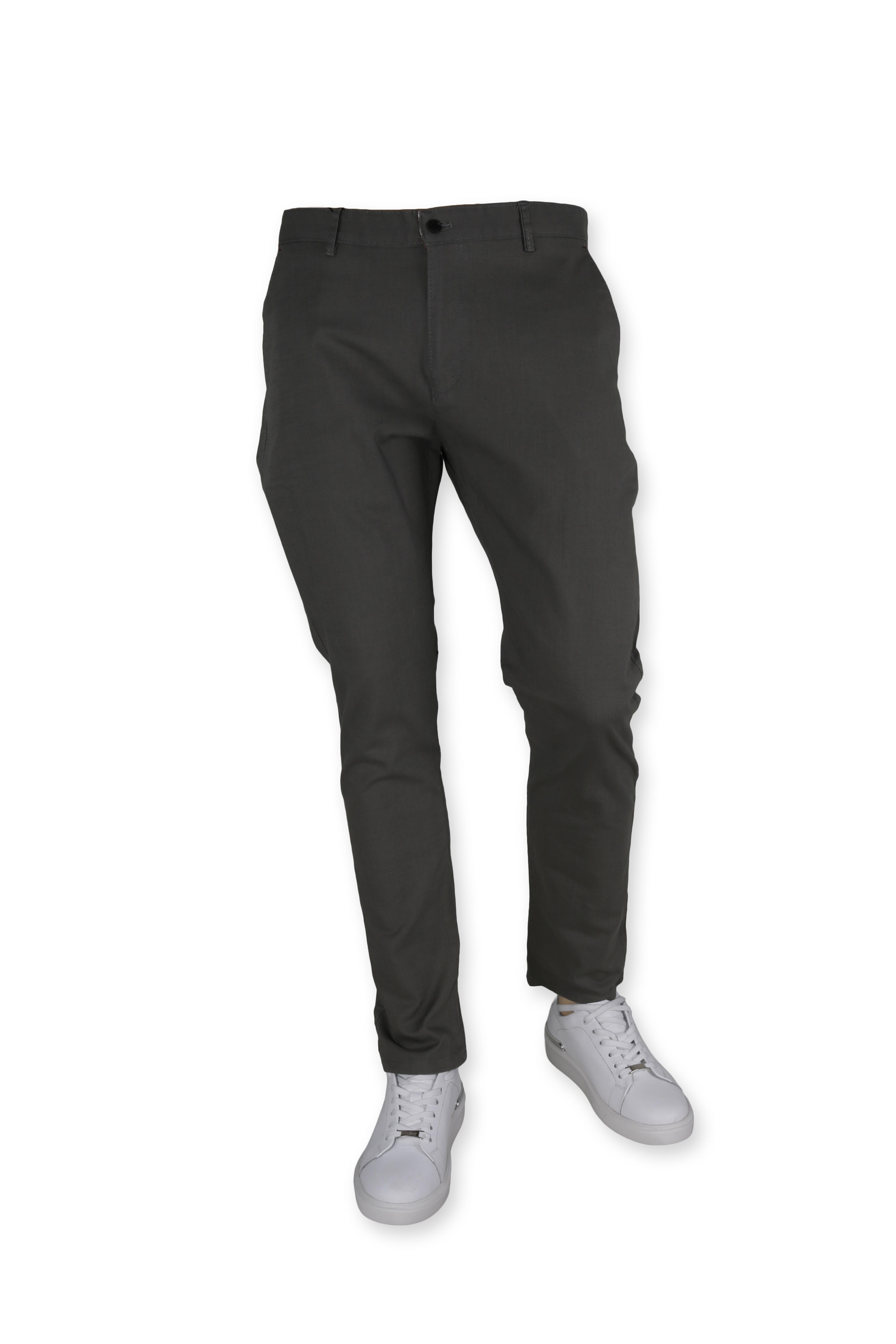 Erkek Terleme Yapmaz Slim Fit Kanvas Pantolon 5555-HAKİ
