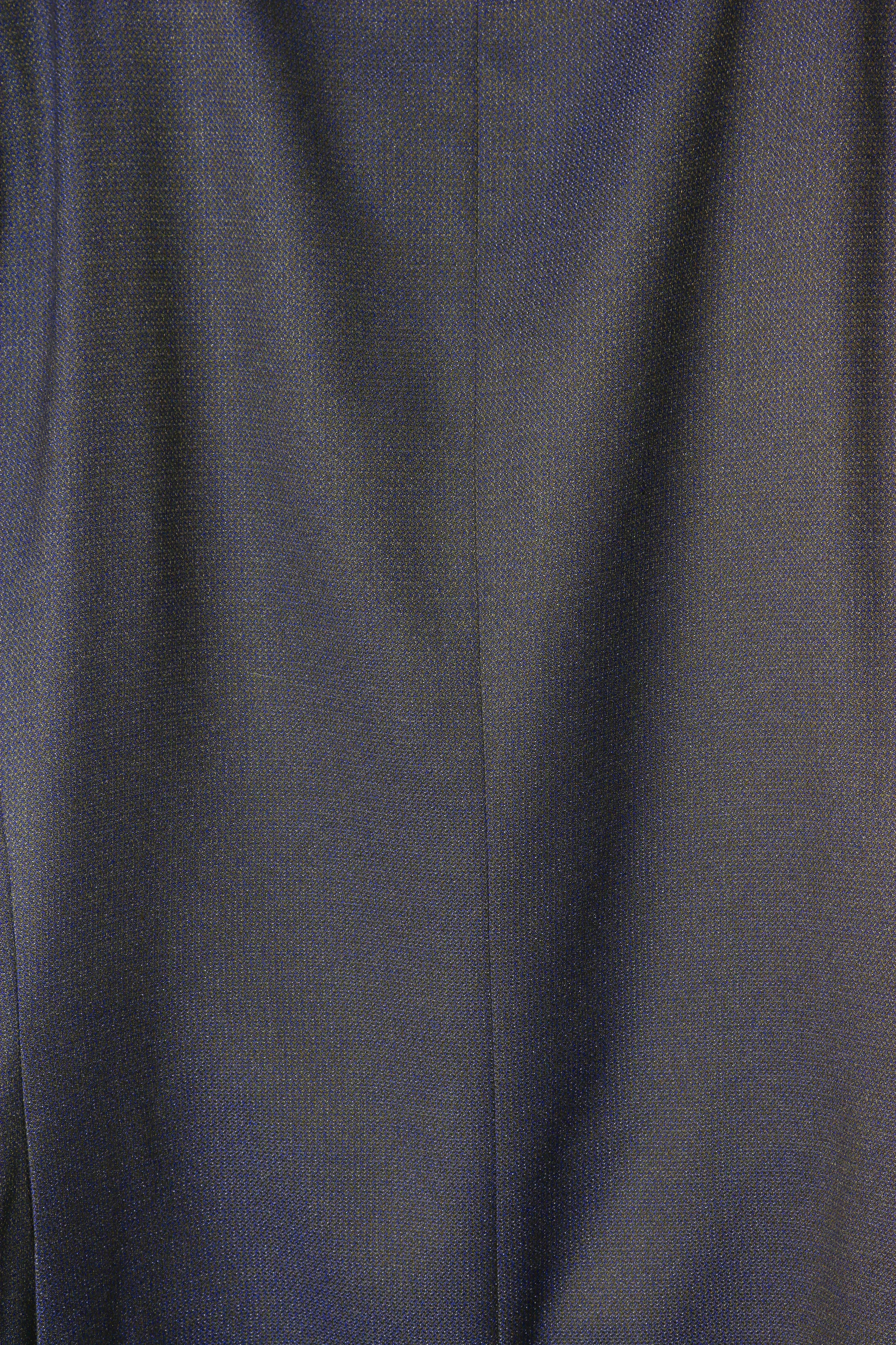 Erkek Desenli Yelekli Slim Fit Takım Elbise 6020-LACİVERT