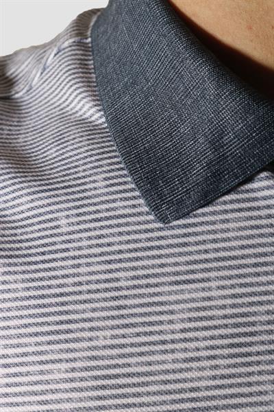 Erkek Polo Yaka Cepli Regular Fit Pamuklu Tişört 2514-LACİVERT