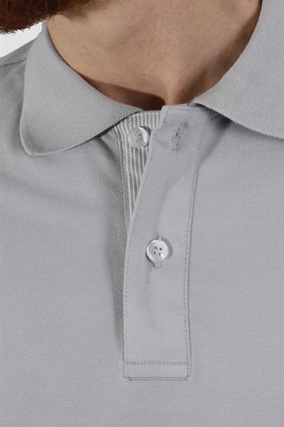 Erkek Polo Yaka Düz Pamuklu Slim Fit Tişört 3225Y-TAŞ