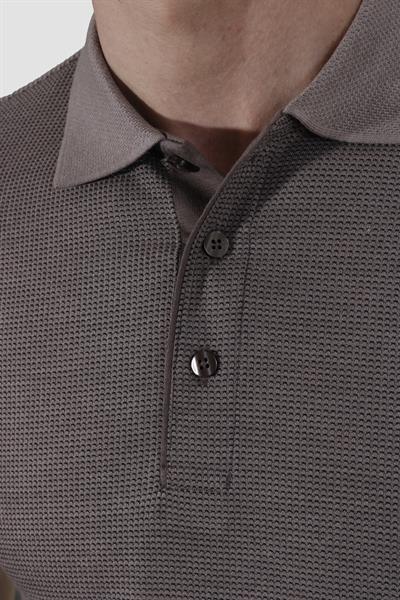 GLOBAY 3229Y HSK WF POLO YAKA T-SHIRT-VİZON