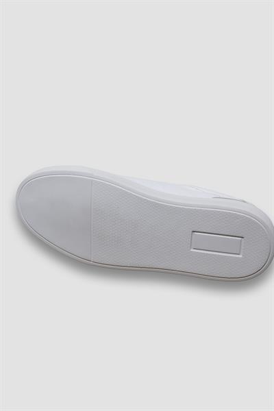 Erkek Hakiki Deri Casual Ayakkabı 63668-BEYAZ