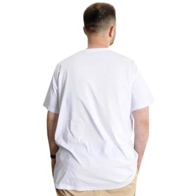 Erkek Battal Pamuklu Regular Fit Tişört 20031-BEYAZ