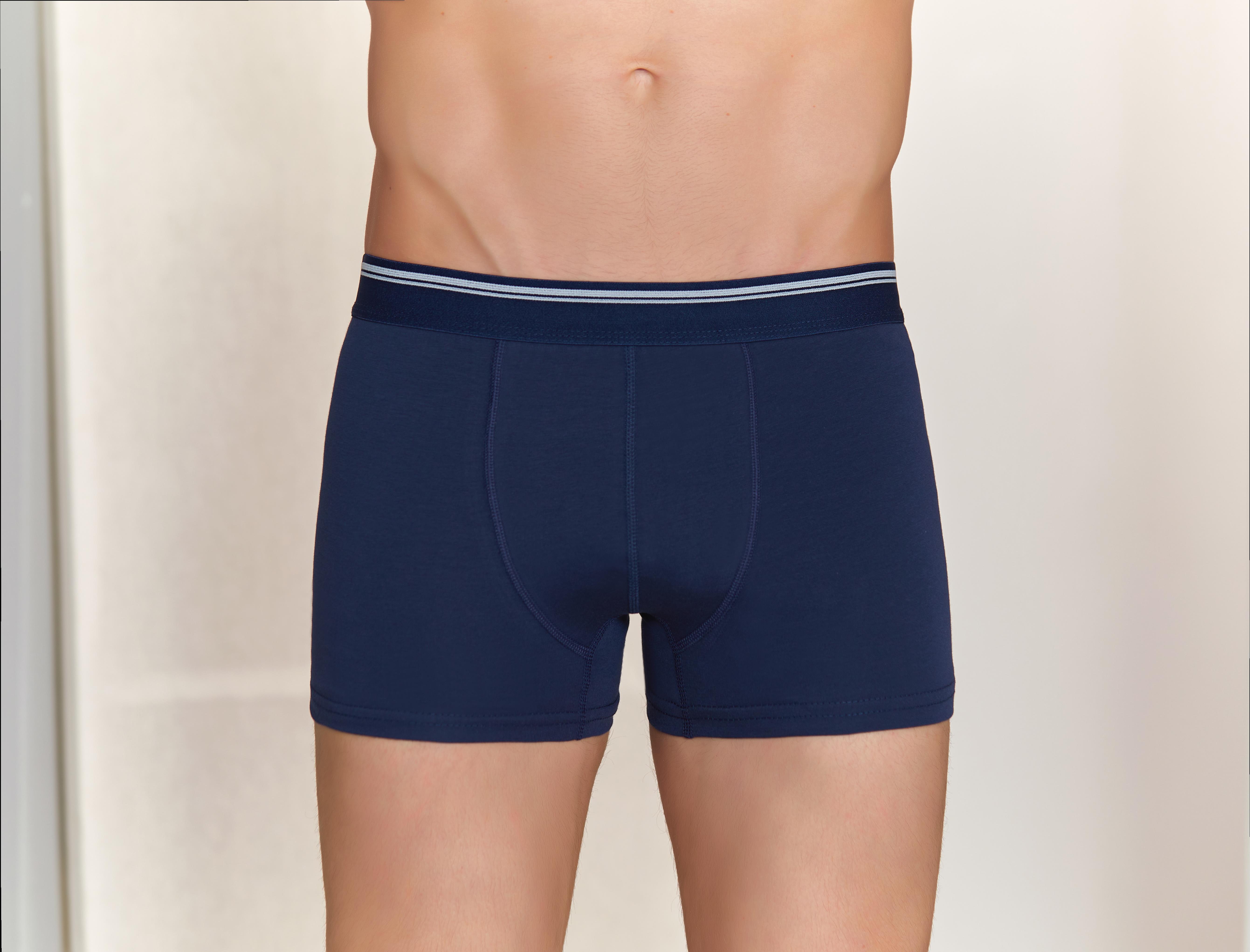 BERRAK 1097 LYCRALI BOXER SHORT-LACİVERT