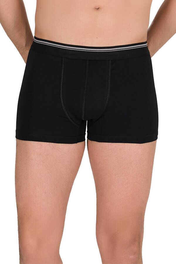 BERRAK 1097 LYCRALI BOXER SHORT-SİYAH