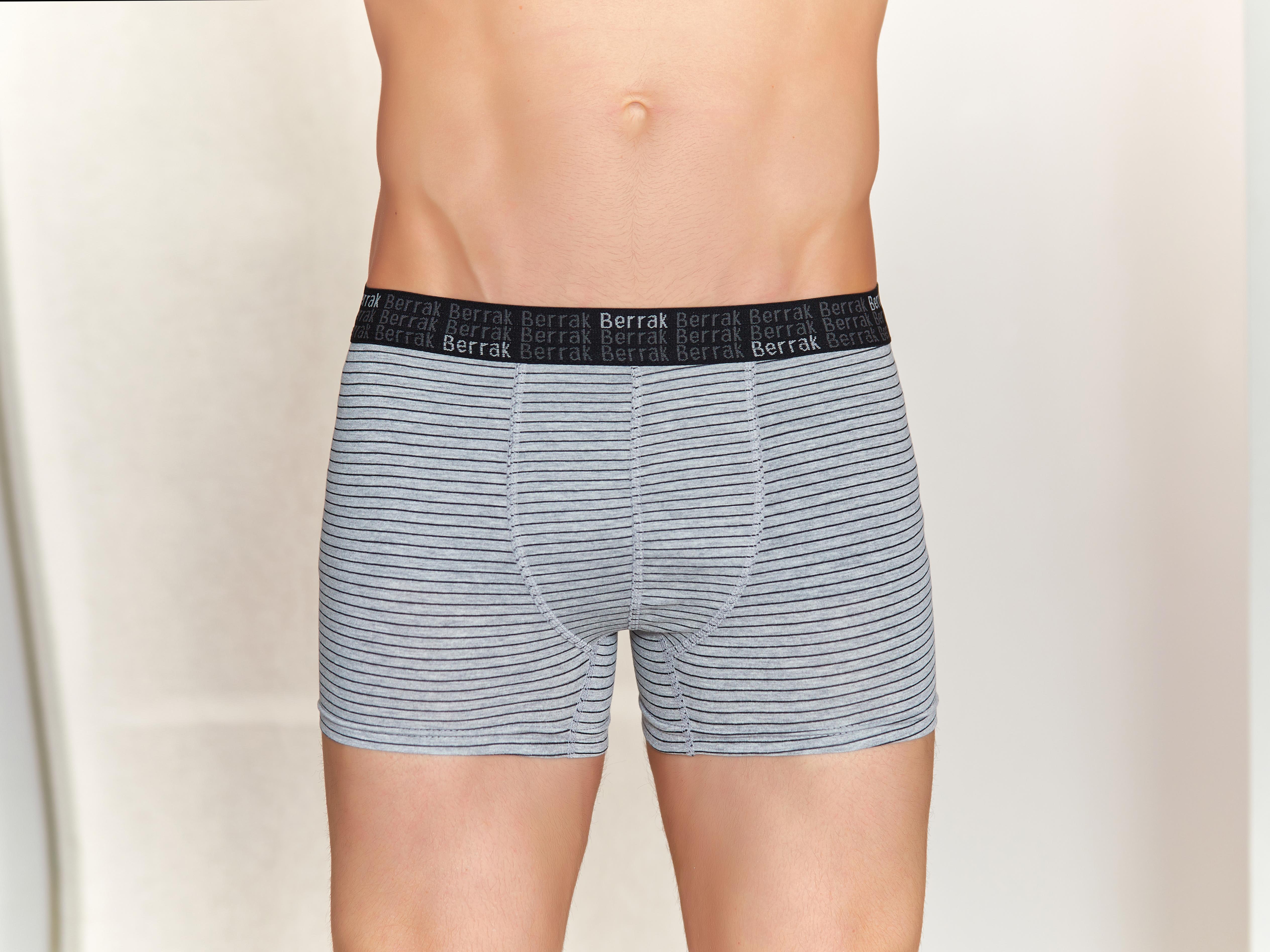 BERRAK 4475 ERKEK BOXER-GRİ MELANJ