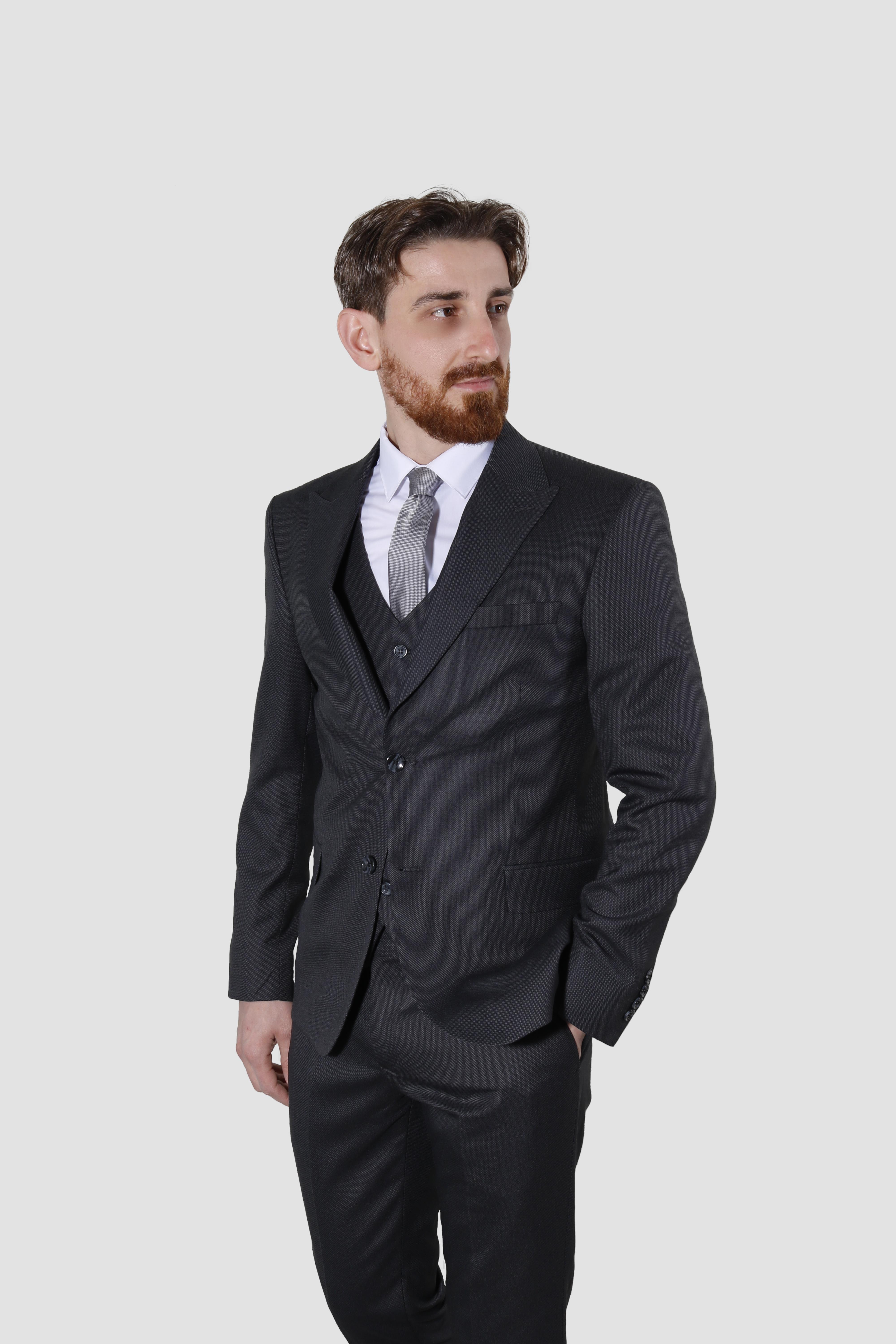 JANCARDIN 6000Y  SLIM FIT TAKIM ELBISE-14GRİ