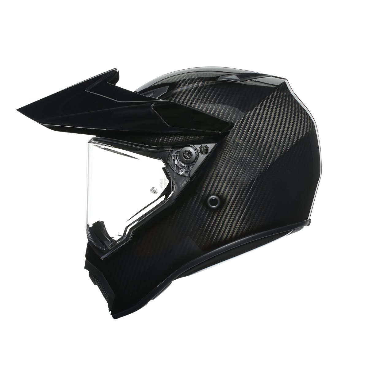 Agv AX9 Mono Glossy Carbon Kapalı Kask