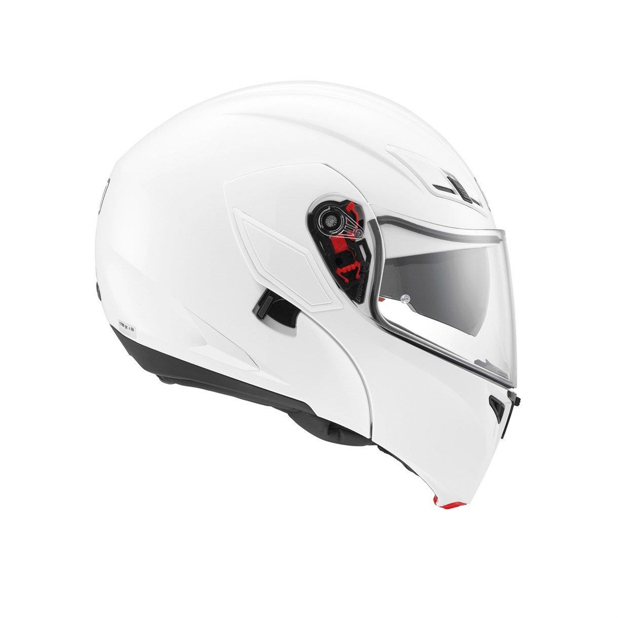 Agv Compact St Sold Plk White Çene Açilir Kask - Pinlock Dahil