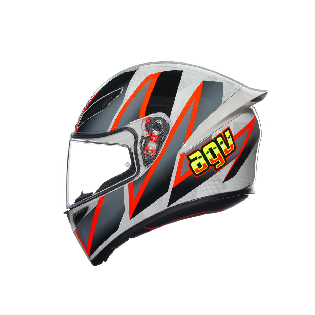 Agv K1 S Blipper Grey Red Kapalı Kask