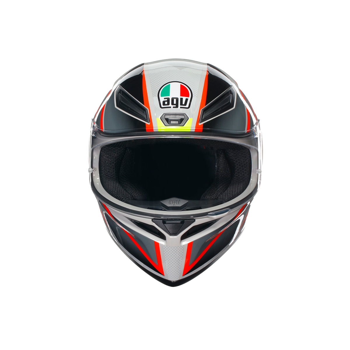 Agv K1 S Blipper Grey Red Kapalı Kask