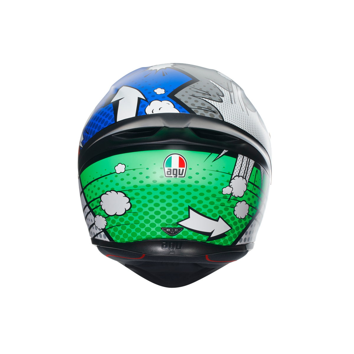 Agv K1S Bang Matt Blue Kapalı Kask
