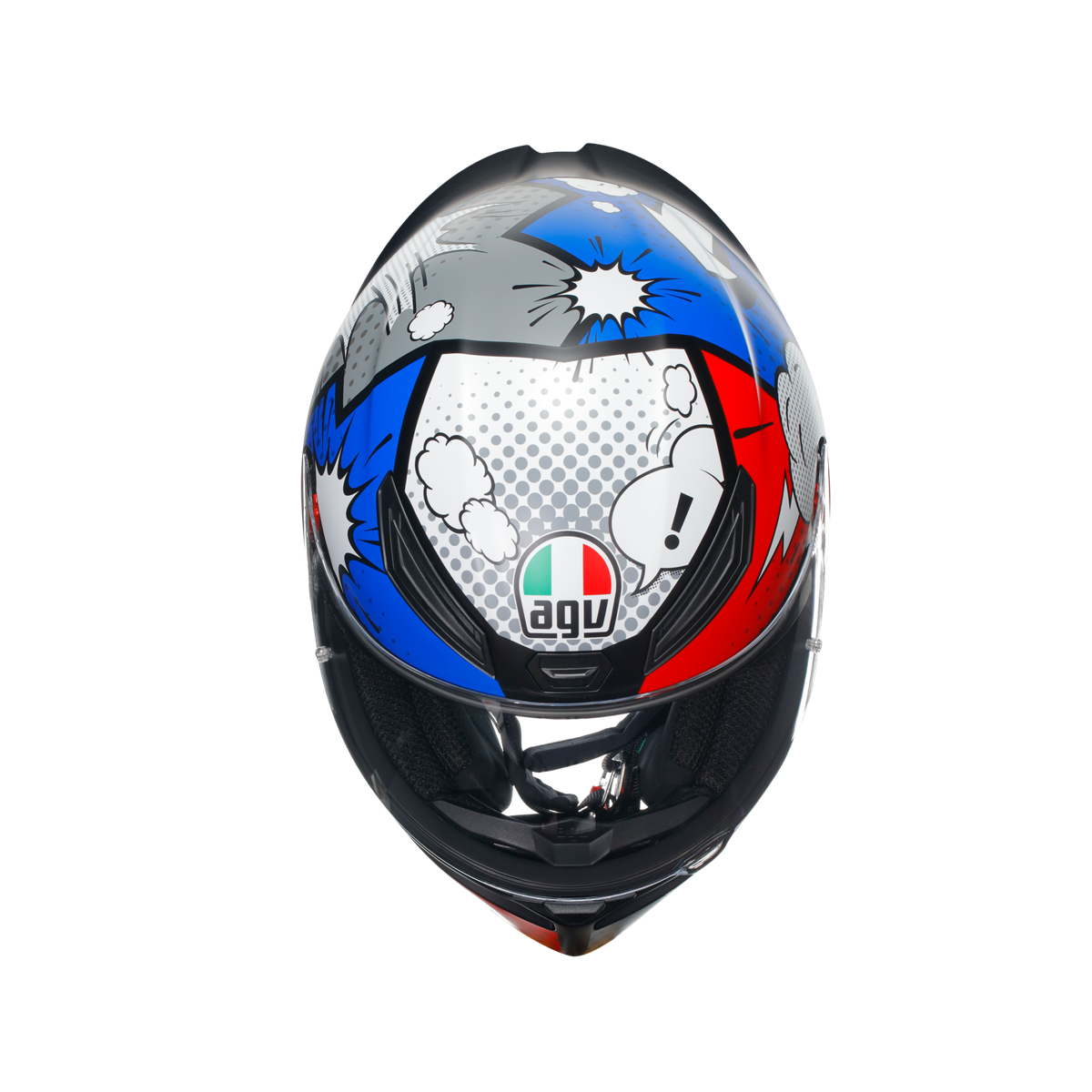 Agv K1S Bang Matt Blue Kapalı Kask