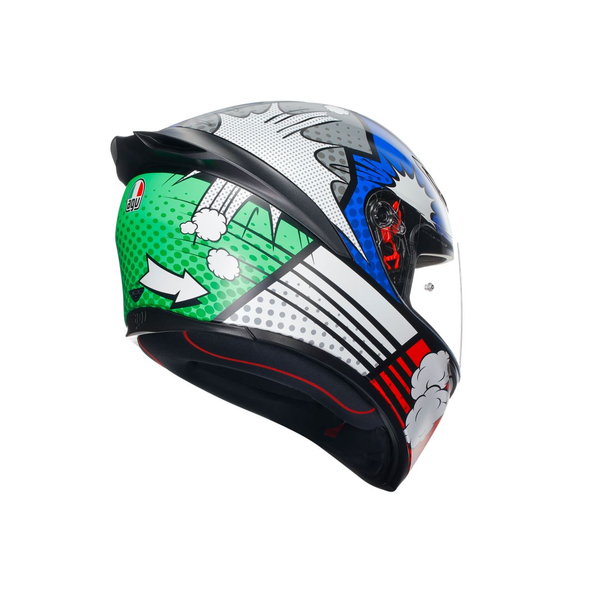 Agv K1S Bang Matt Blue Kapalı Kask