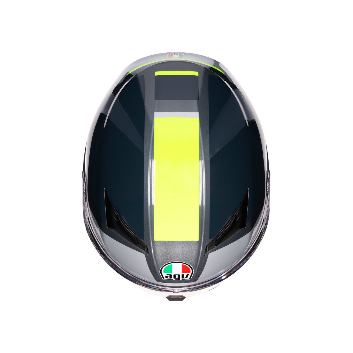 Agv K3 Mplk Shade Grey Yellow Fluo Kapalı Kask