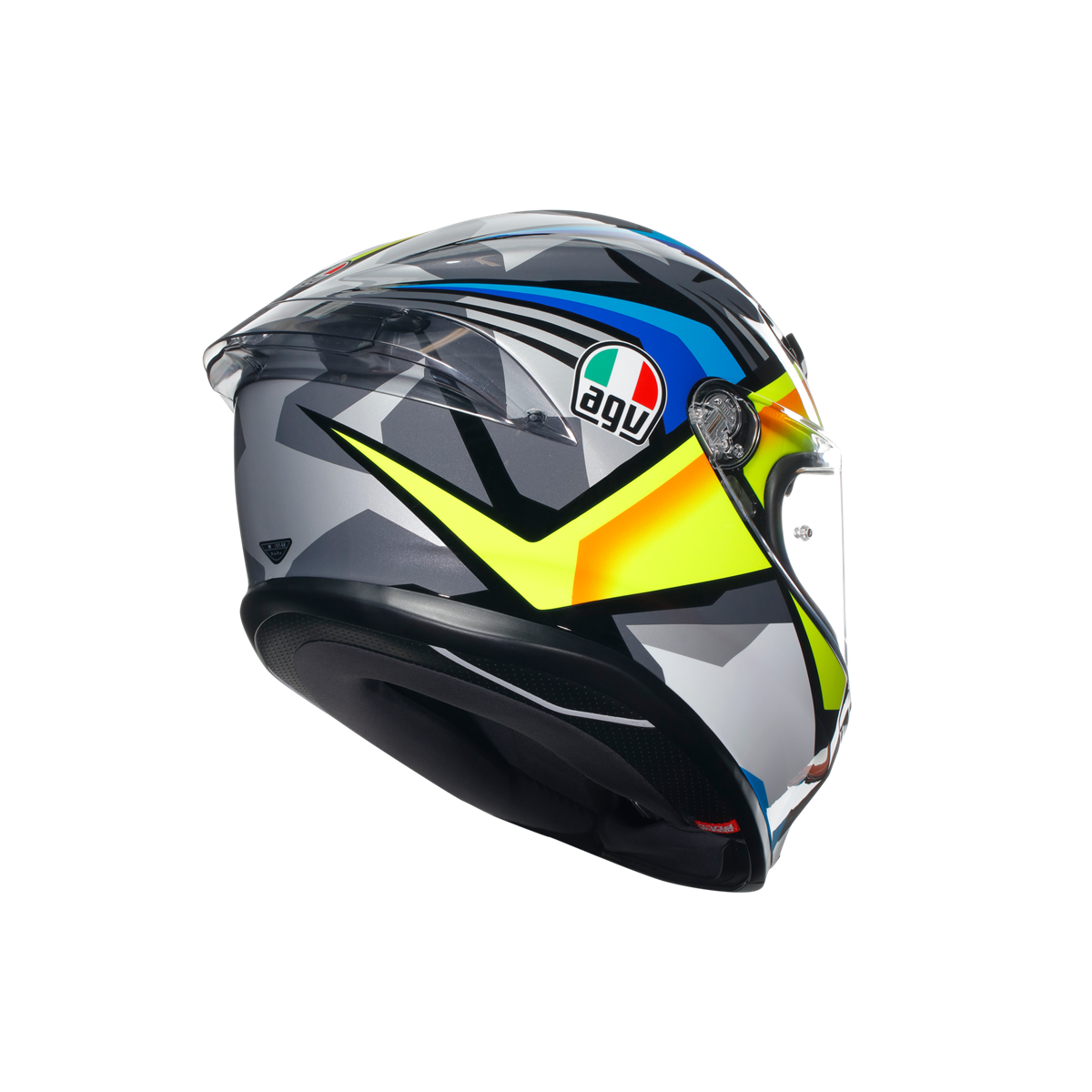 Agv K6 S Joan Black Blue Yellow Kapalı Kask