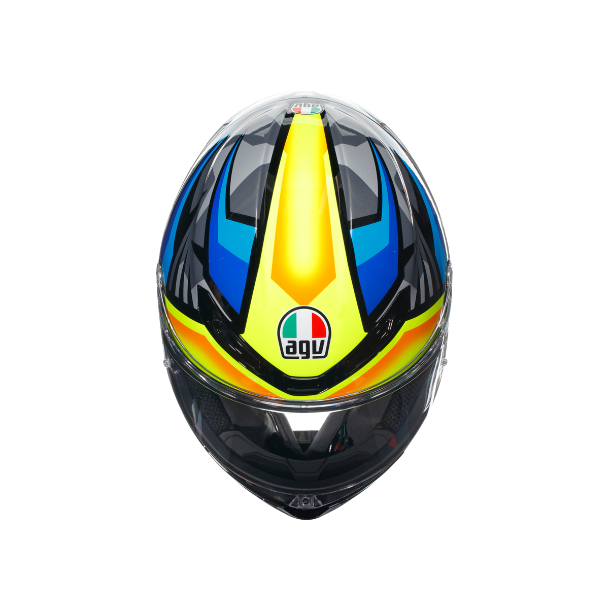 Agv K6 S Joan Black Blue Yellow Kapalı Kask