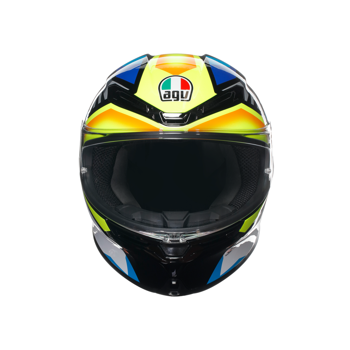 Agv K6 S Joan Black Blue Yellow Kapalı Kask