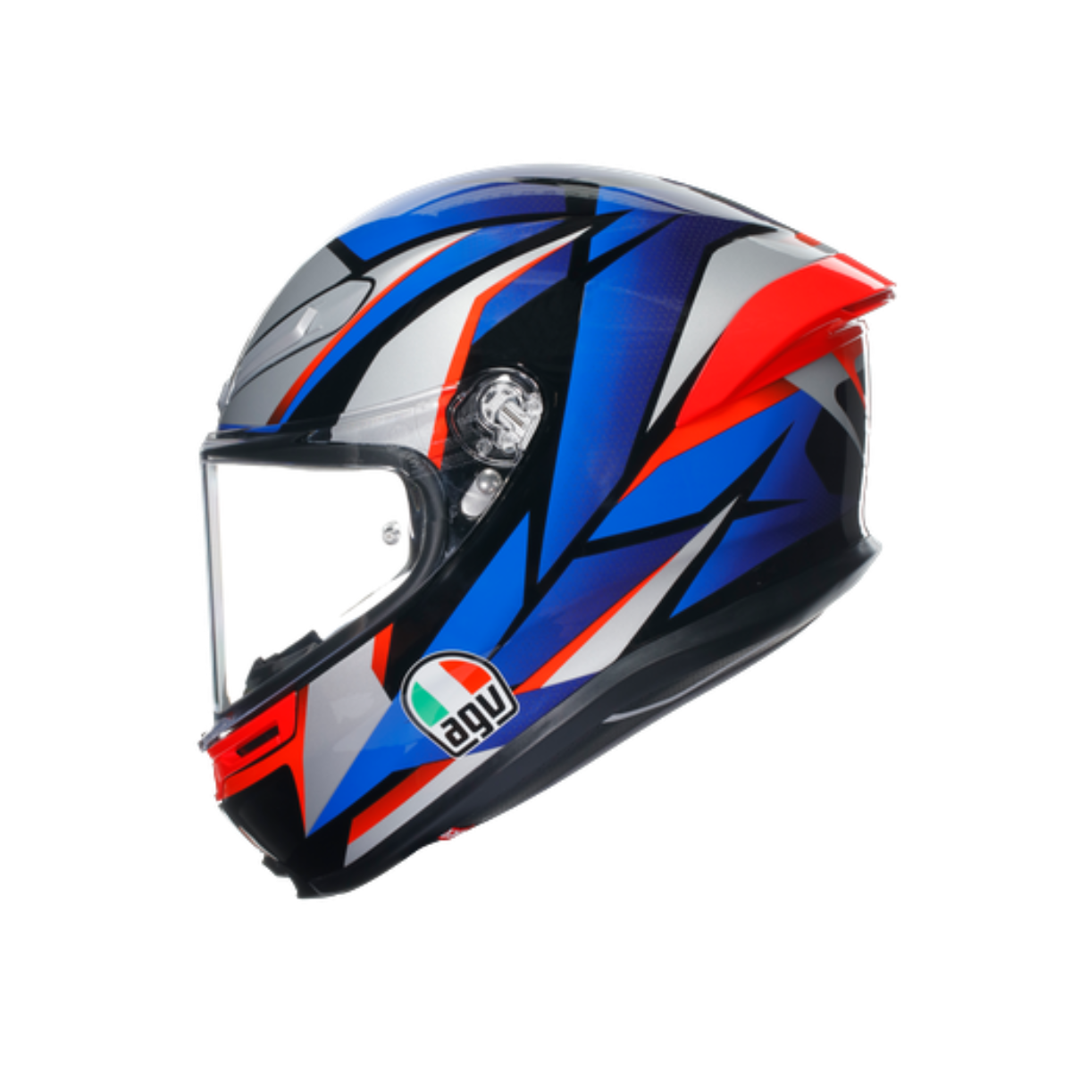 Agv K6 S Slashcut Blue Red Kapalı Kask