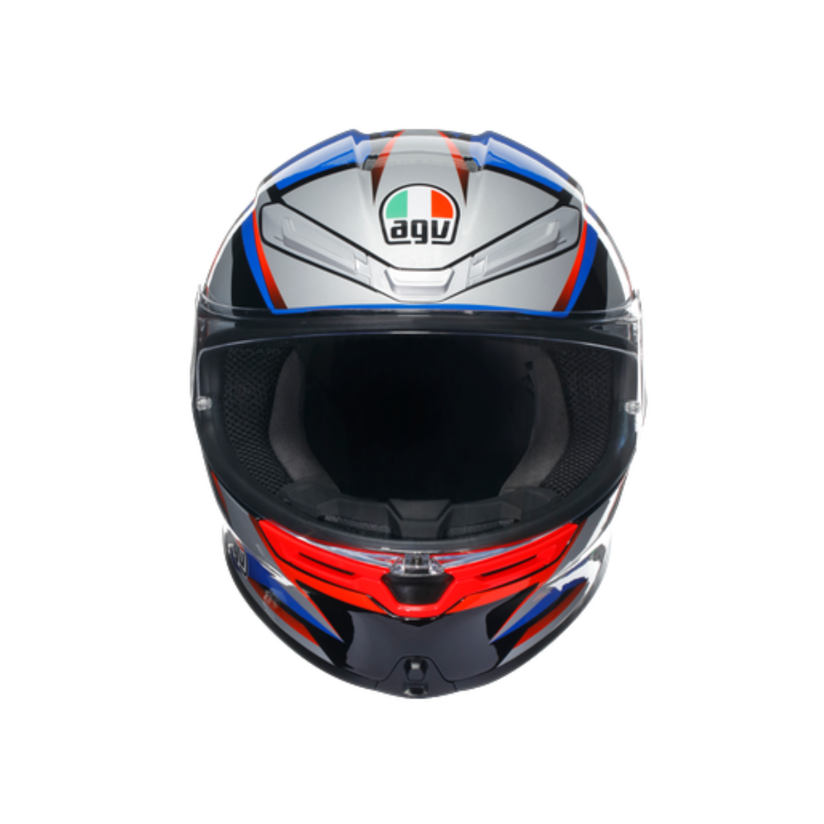 Agv K6 S Slashcut Blue Red Kapalı Kask