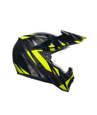 AGV KASK/ AX9 E2206 MPLK STEPPA CARBON/GREY/YELLOW MO124 /
