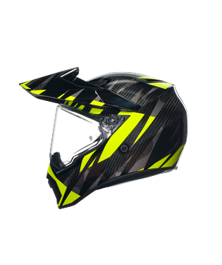 AGV KASK/ AX9 E2206 MPLK STEPPA CARBON/GREY/YELLOW MO124 /