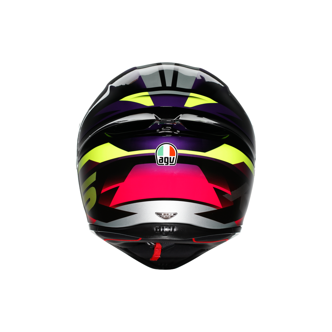 AGV KASK/K1 S E2206 FASTLAP BLACK PURPLE PINK M0196 FASTLAP