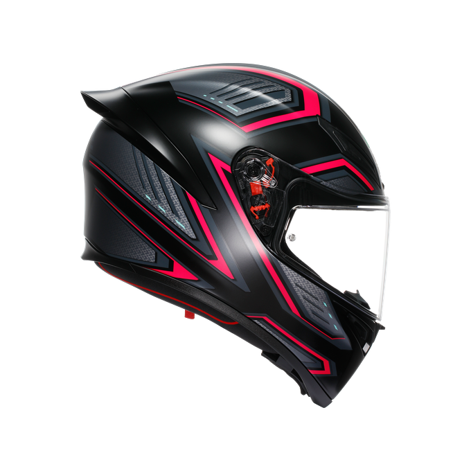 AGV KASK/K1 S E2206 SLING MATT BLACK PINK CONFİGURATİON