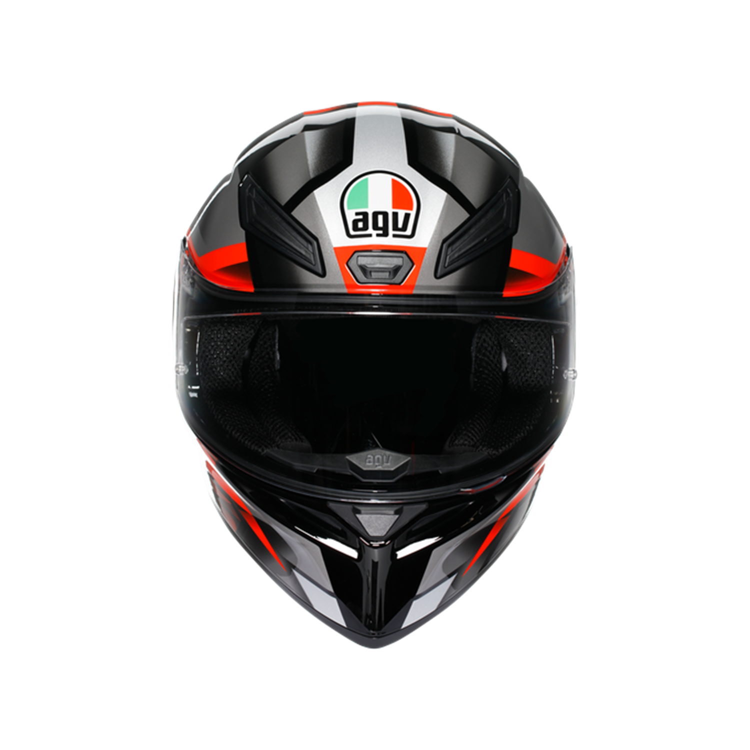AGV KASK/K1 S FASTLAP BLACK/GREY/RED CONF.
