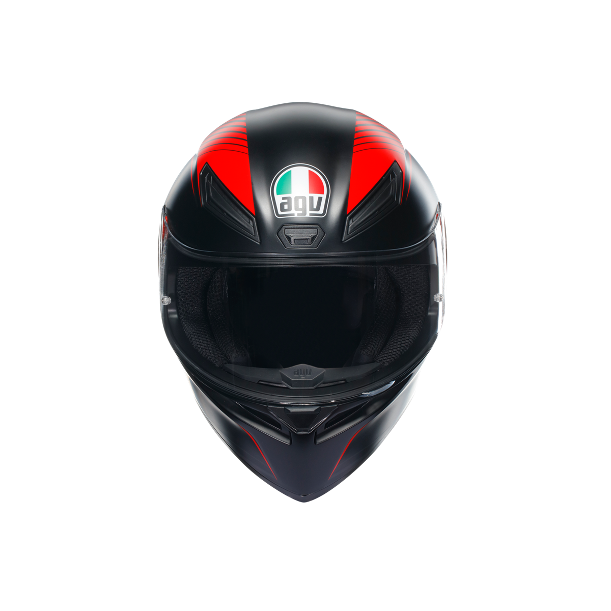AGV KASK/K1 S WARMUP MATT BLACK RED