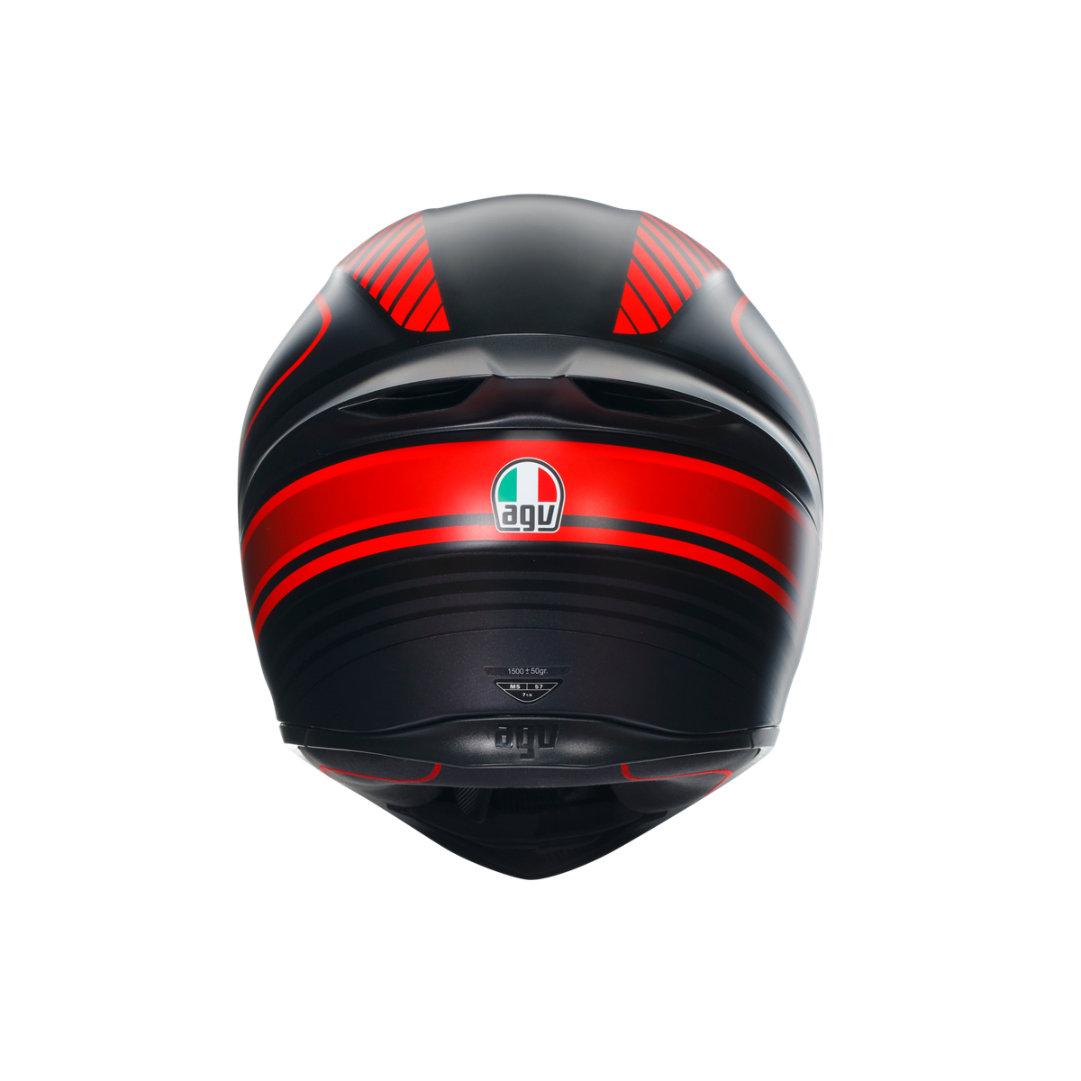 AGV KASK/K1 S WARMUP MATT BLACK RED