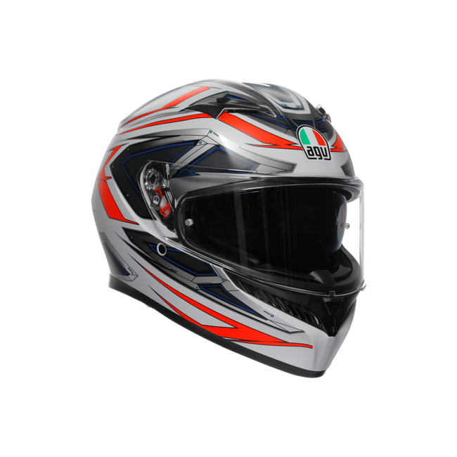 AGV KASK/K3  E2206 MPLK SPACE MATT WHITE RED FLUO  CONFİGURATİON