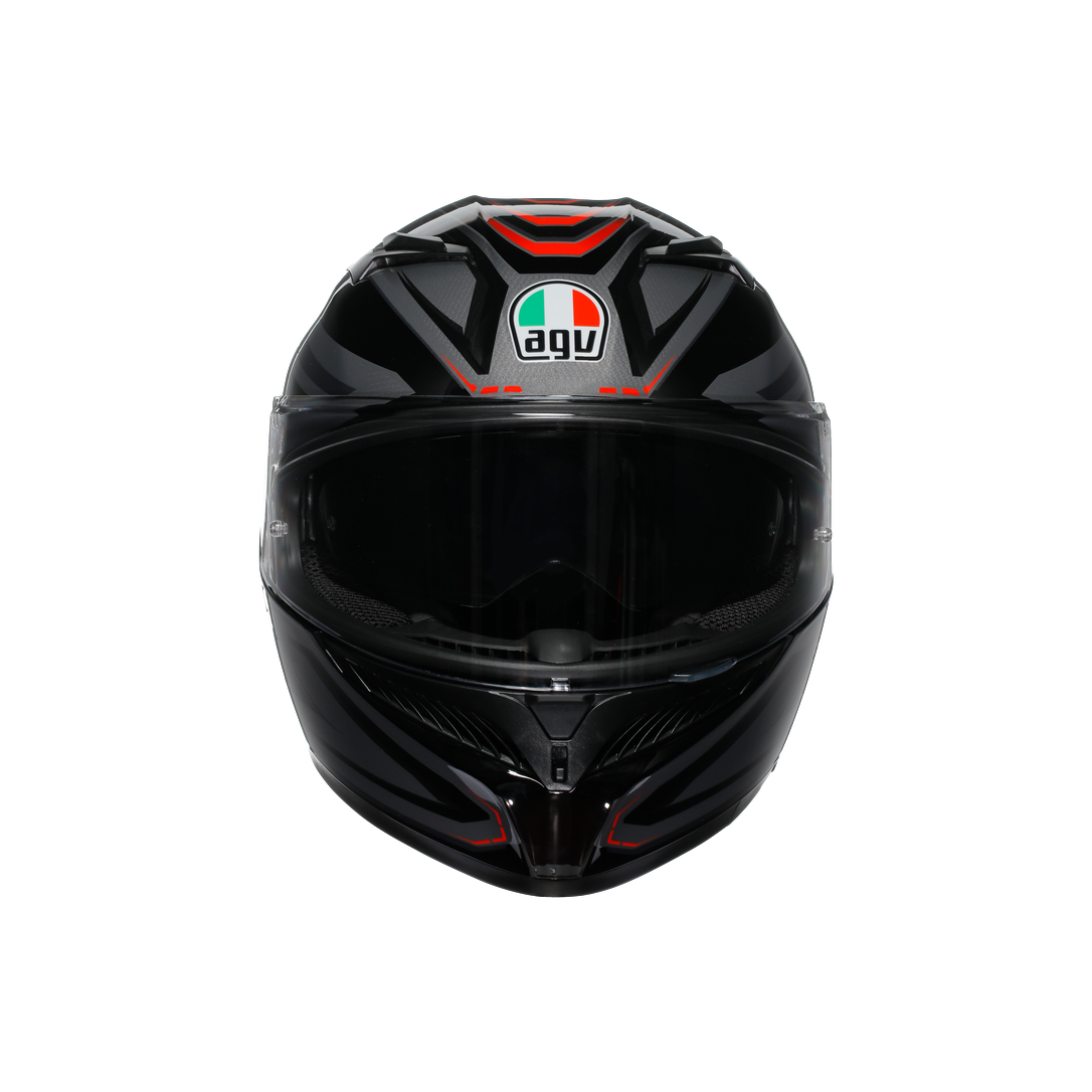 AGV KASK/K3  E2206 MPLK SYTH BLACK RED  CONFİGURATİON