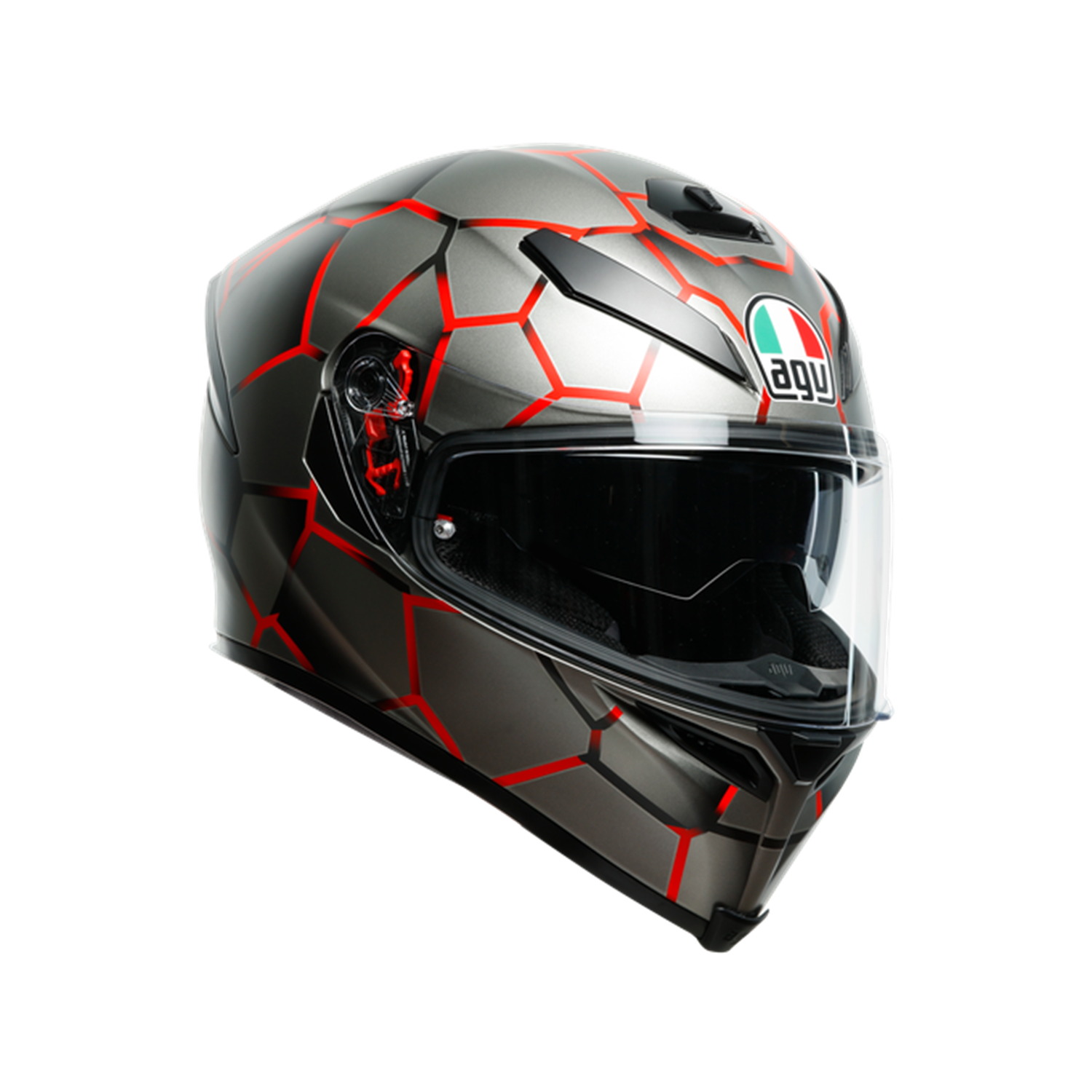AGV KASK/K5 S MULTI PLK VULCANUM RED