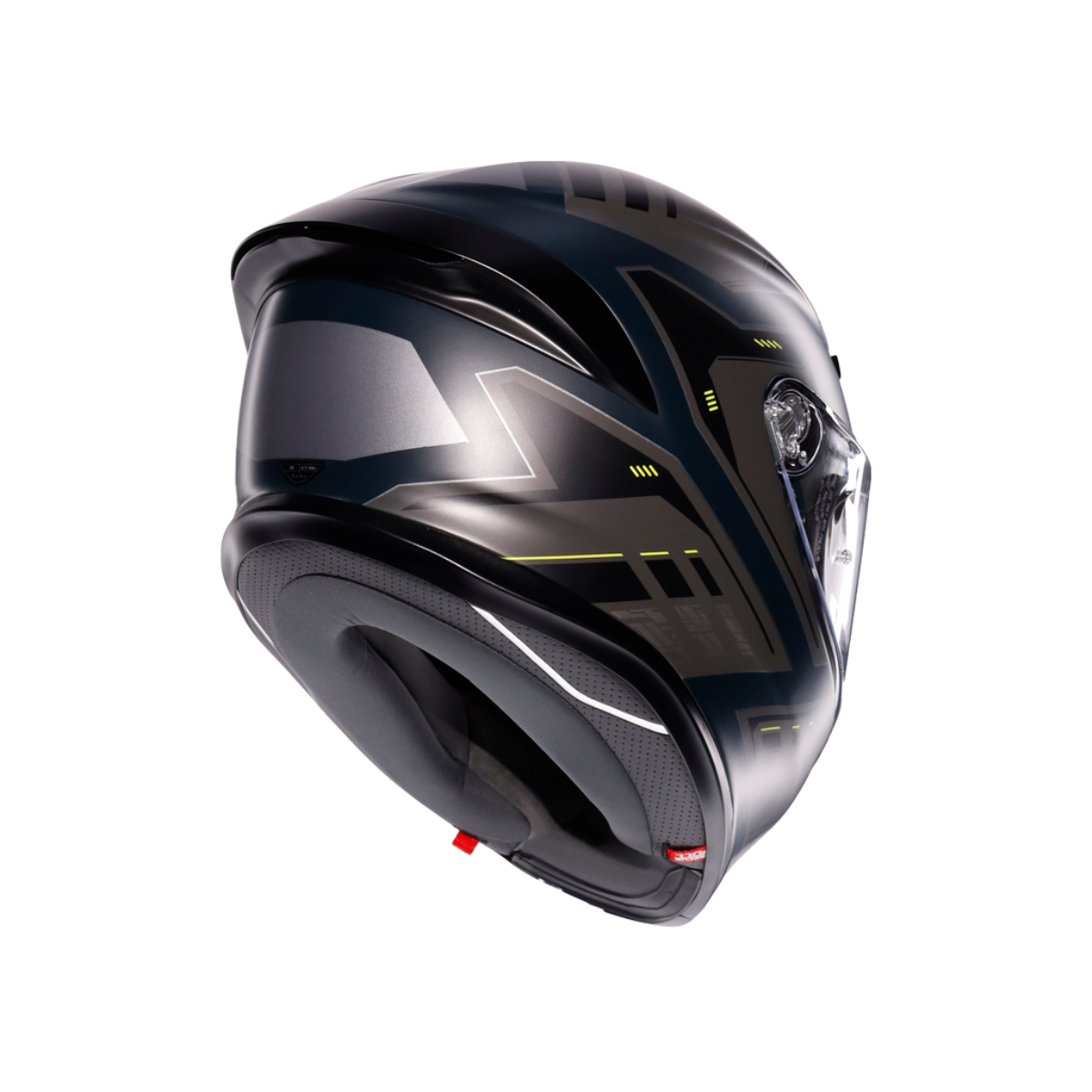 AGV KASK/K6 S MPLK ENHANCE MATT GREY/YELLOW FLUO