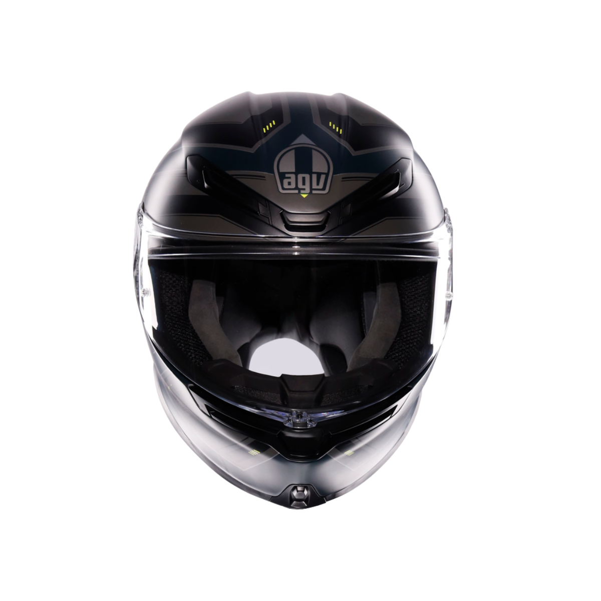 AGV KASK/K6 S MPLK ENHANCE MATT GREY/YELLOW FLUO