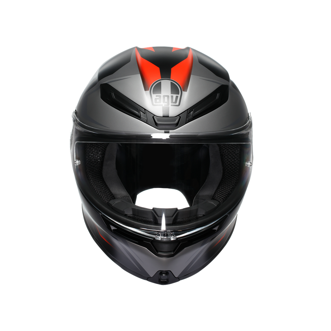 AGV KASK/K6 S MPLK KARVE MATT BLK GREY RED