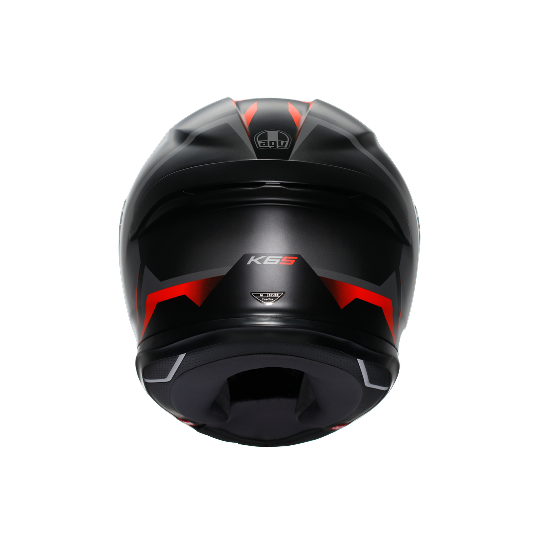 AGV KASK/K6 S MPLK KARVE MATT BLK GREY RED