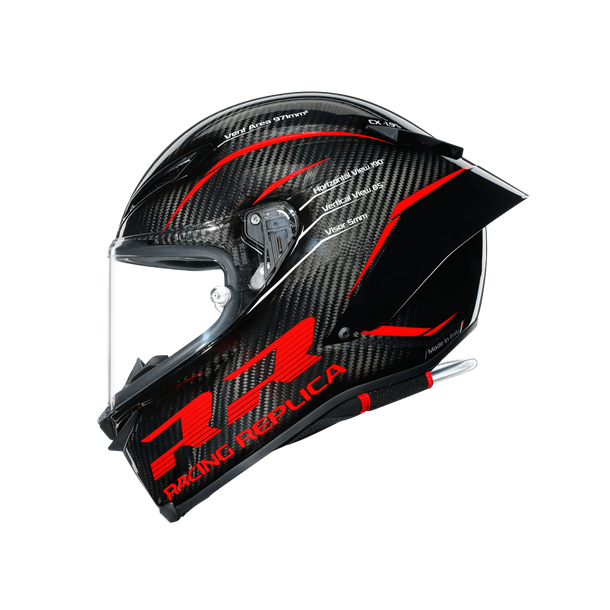 Agv Pista Gp RR Performance Carbon Red Kapalı Kask