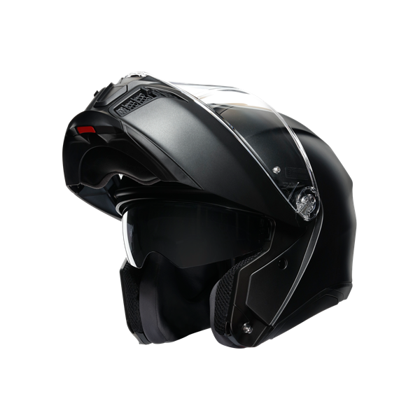 Agv Tourmodular Solid PLK Matt Black Çene Açılır Kask