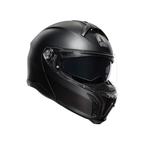 Agv Tourmodular Solid PLK Matt Black Çene Açılır Kask