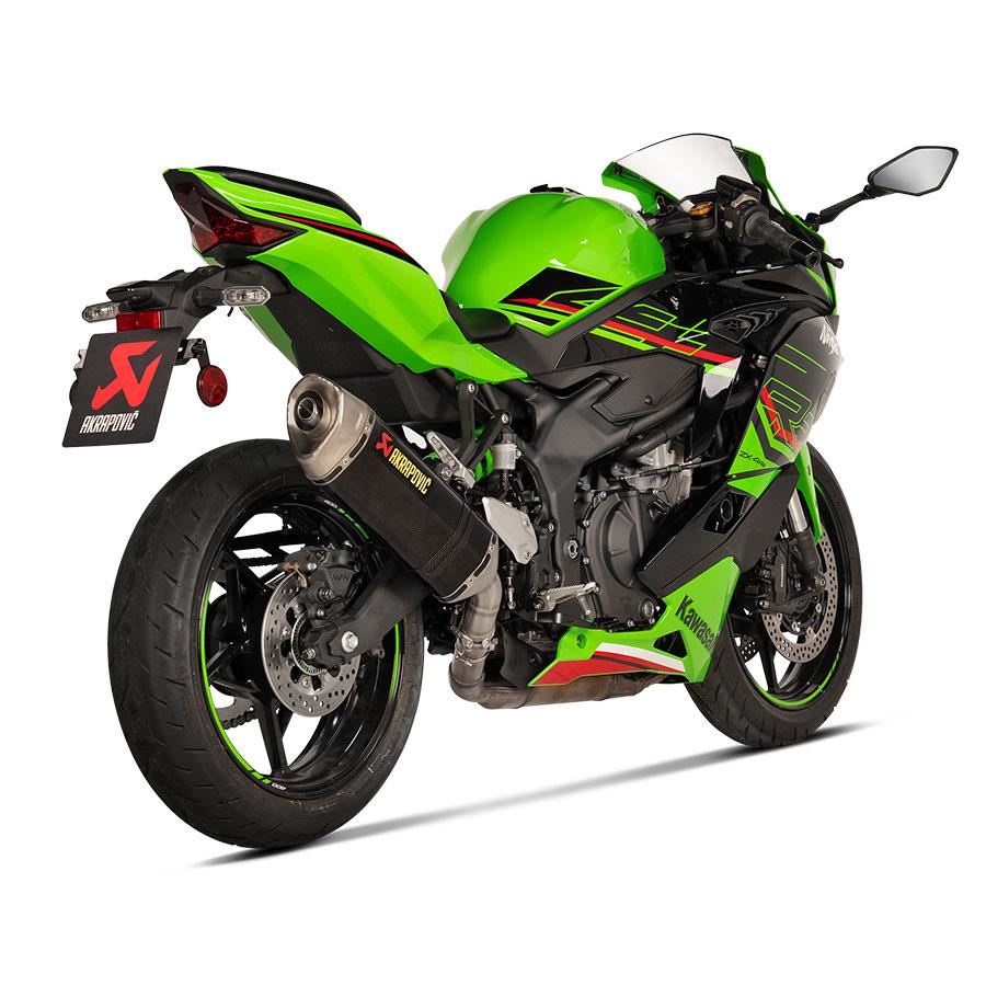 AKRAPOVIC S-K4SO8-HRC KAWASAKI NINJA ZX-4R (23-24) SLIP-ON LINE (TITANIUM) EGZOZ