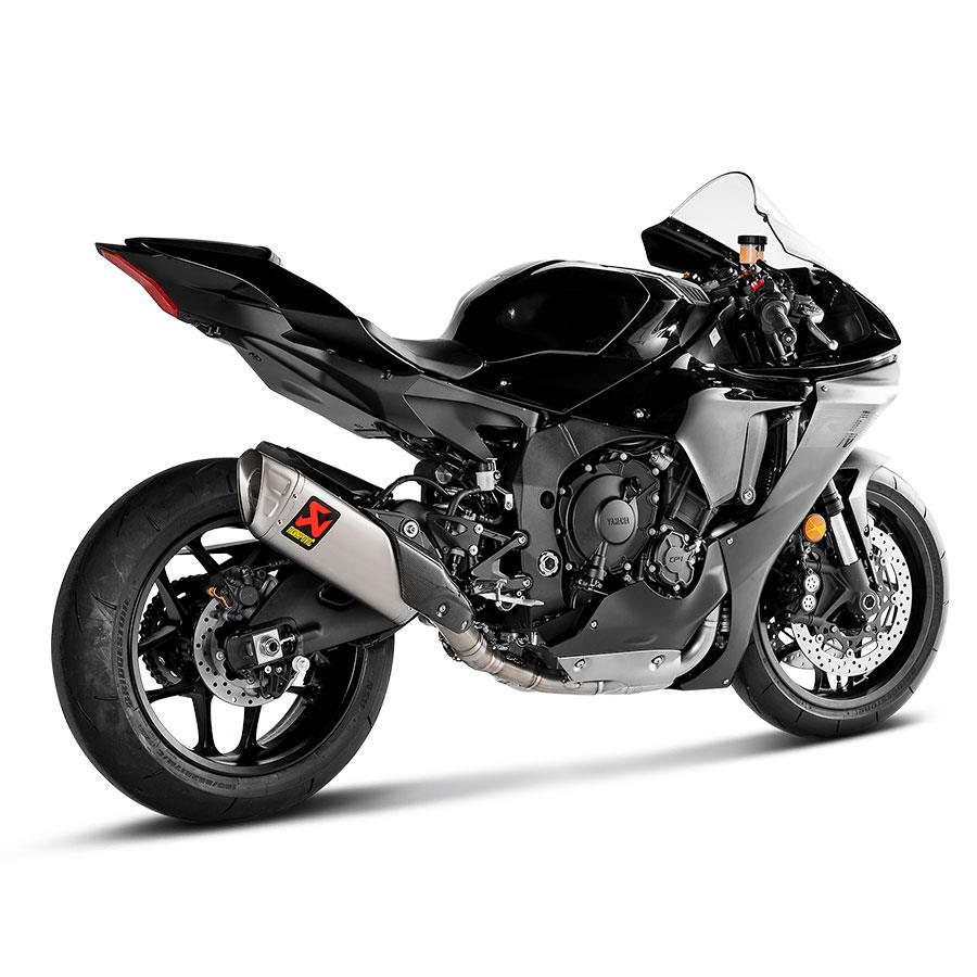 AKRAPOVIC S-Y10R15-APLT YAMAHA R1 (15-24) RACING LINE (TITANIUM) EGZOZ