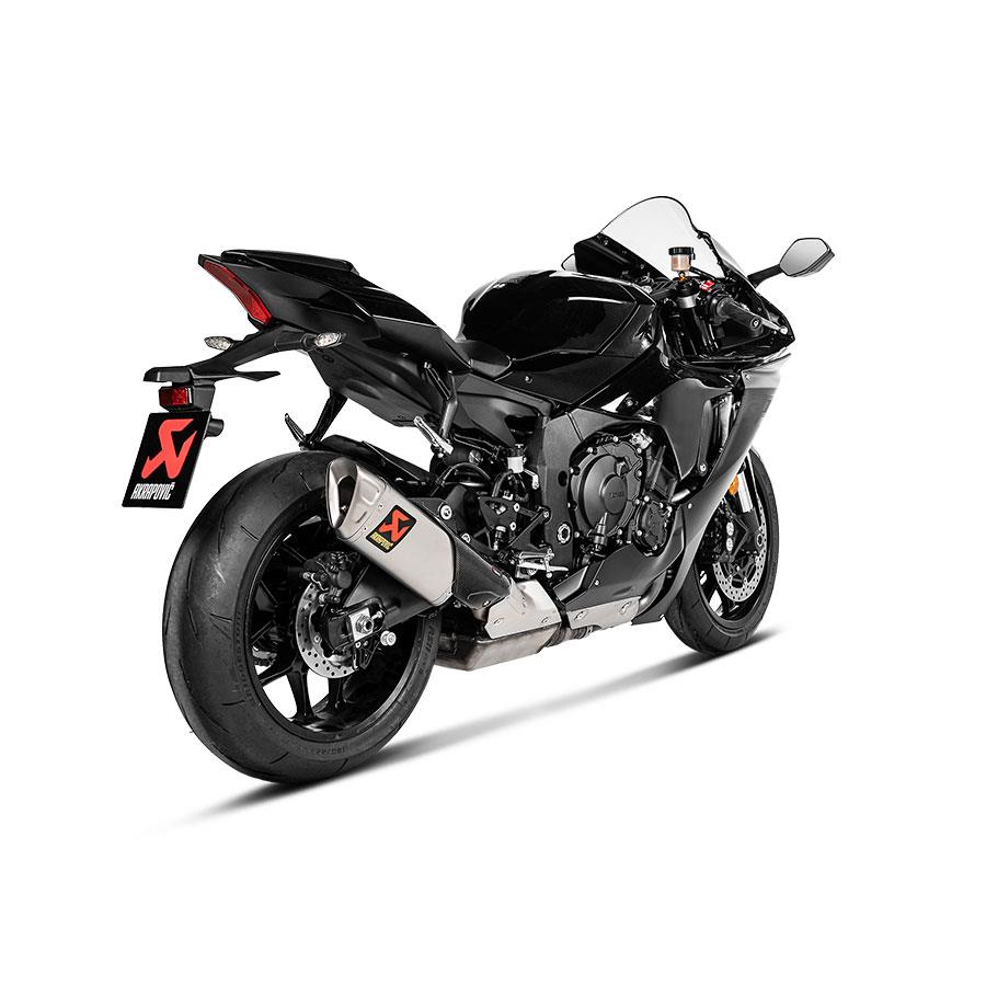 AKRAPOVIC S-Y10SO18-HAPLT YAMAHA R1 (15-24) SLIP-ON LINE (TITANIUM) EGZOZ